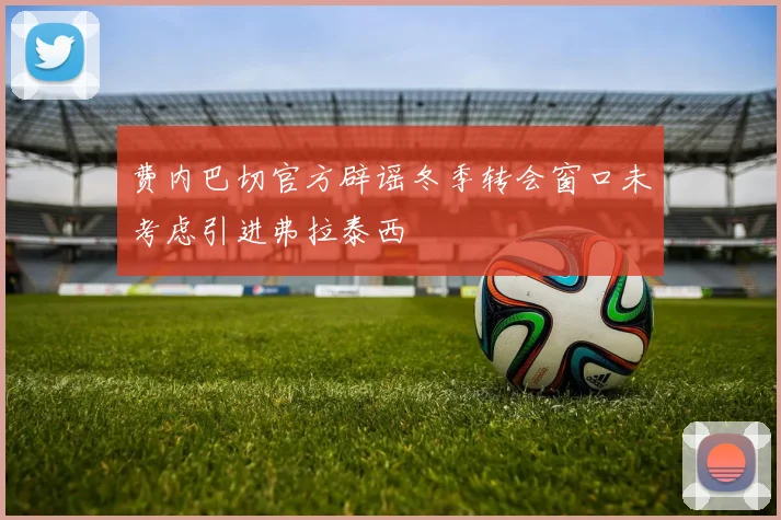 费内巴切官方辟谣冬季转会窗口未考虑引进弗拉泰西