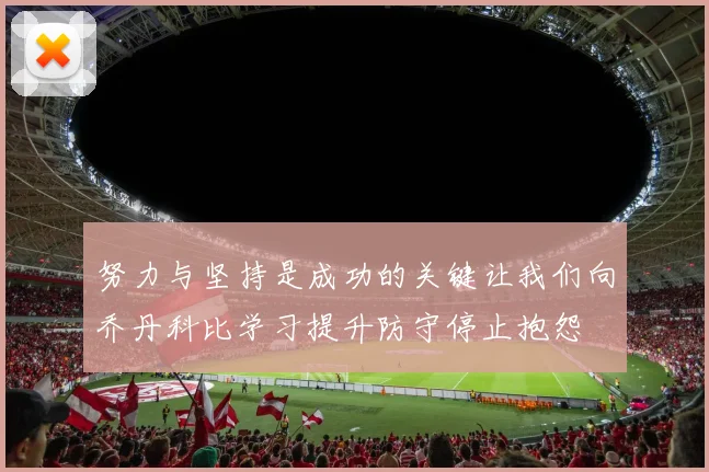 努力与坚持是成功的关键让我们向乔丹科比学习提升防守停止抱怨